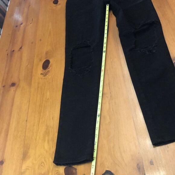 NWT Levi’s 721 High Rise Skinny distressed Black Jeans - Picture 13 of 13